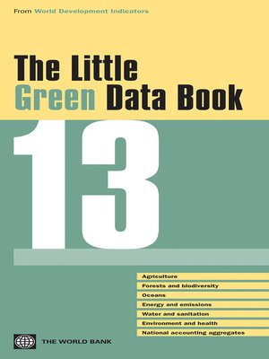 cover image of The Little Green Data Book 2013
